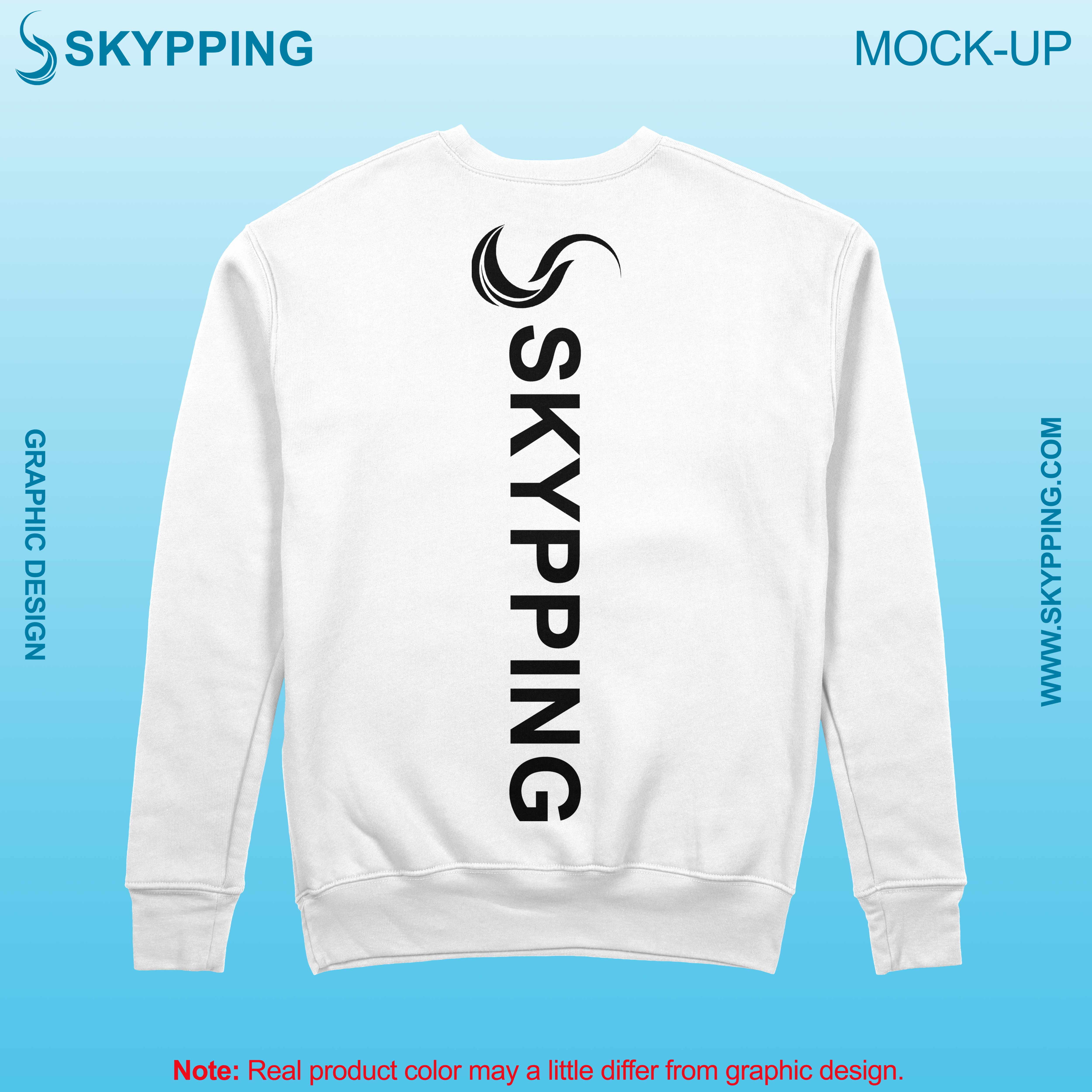 Sweatshirt with set-in style sleeve